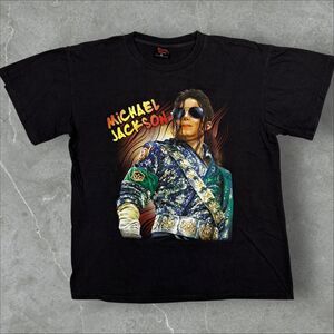 Vintage 90s Michael Jackson Rap Style Graphic Concert T Shirt - XL